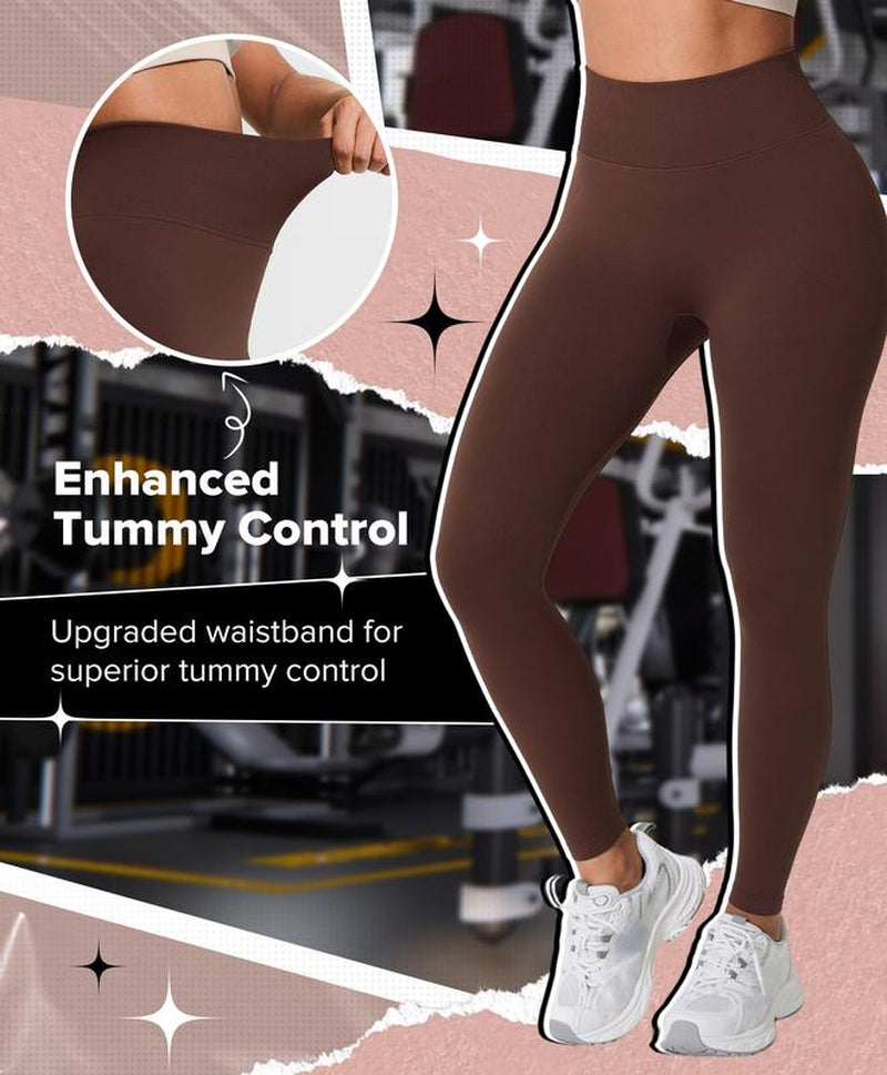 BRXL Scrunch Butt Lifting Tummy Control High Waist Workout Leggings for Women Seamless Compression Gym Yoga Pants 4 Way Stretch Squat Proof Non See through Moisture Wicking for Training Running-2
