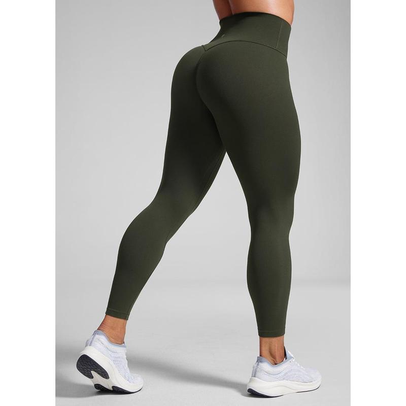 CRZ YOGA Secretsculpt Womens Butterlift Scrunch Butt Workout Leggings 25" - No Front Seam High Waisted Yoga Pants Booty