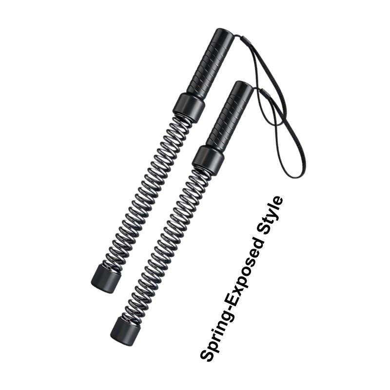 New Upgraded Ropeless Battle Rope Home Gym Equipment with Integrated Non-Slip Handles Rubber-Coated Springs for Unisex Indoor Outdoor Training HIIT Workouts Low-Impact Cardio Training