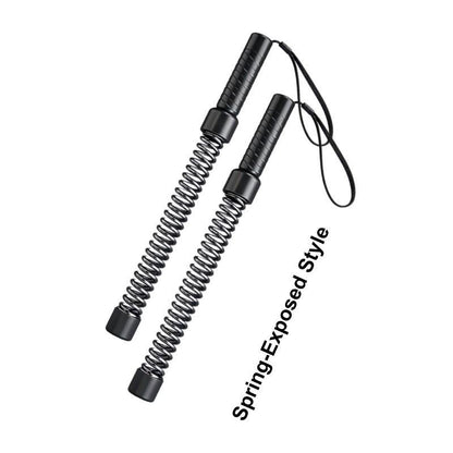 New Upgraded Ropeless Battle Rope Home Gym Equipment with Integrated Non-Slip Handles Rubber-Coated Springs for Unisex Indoor Outdoor Training HIIT Workouts Low-Impact Cardio Training